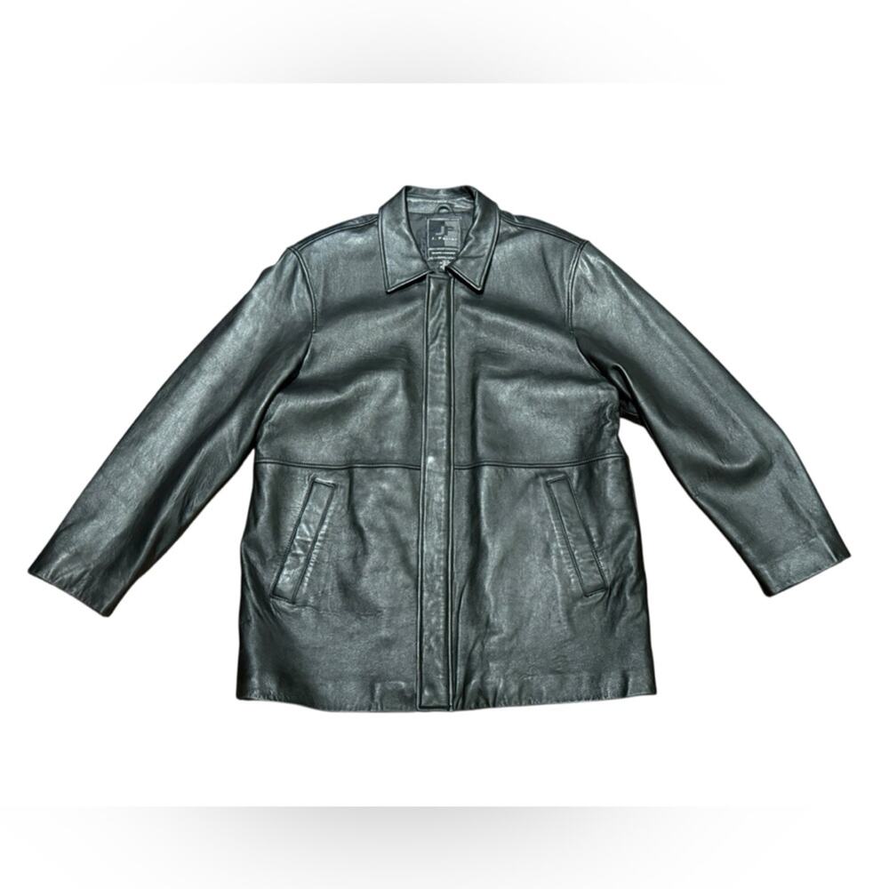 JF J.Ferrar Genuine Lambskin Zip Jacket/Coat Men’s Size Medium